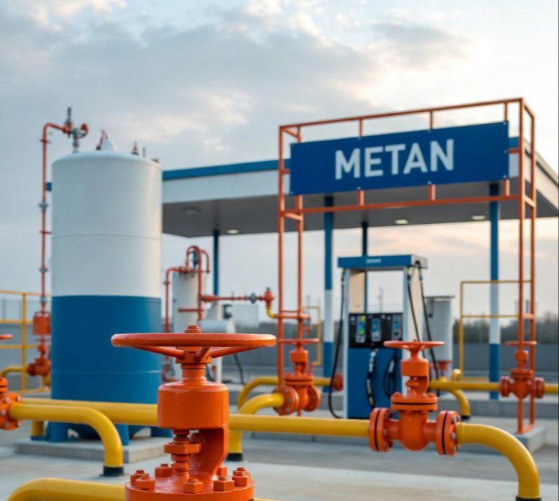 Сегодня «метановые заправки» работают для социальных объектов и общественного транспорта