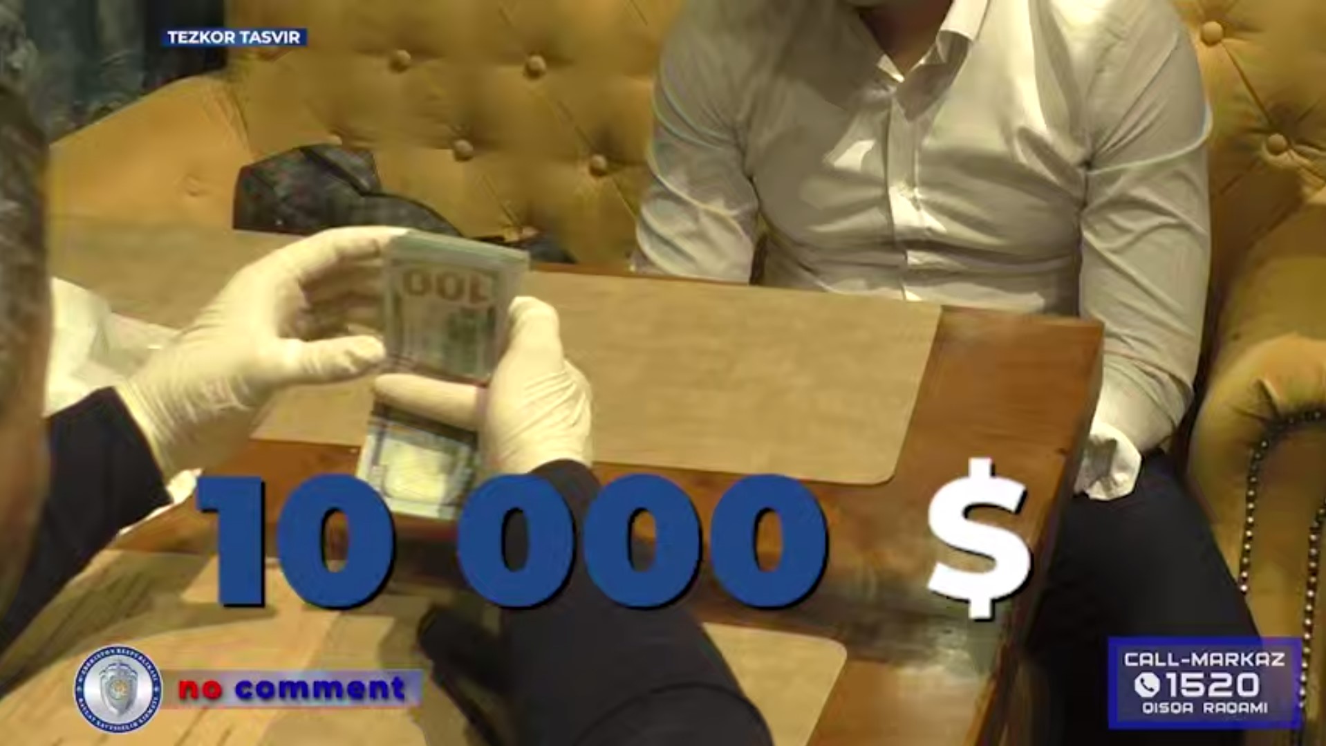 Toshkentda bank eksperti 10 ming dollar pora bilan qo‘lga tushdi