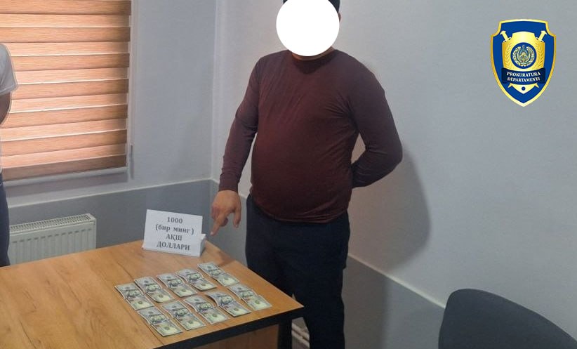 Наманганда 1,5 минг доллар пора талаб қилган бош архитектор қўлга олинди