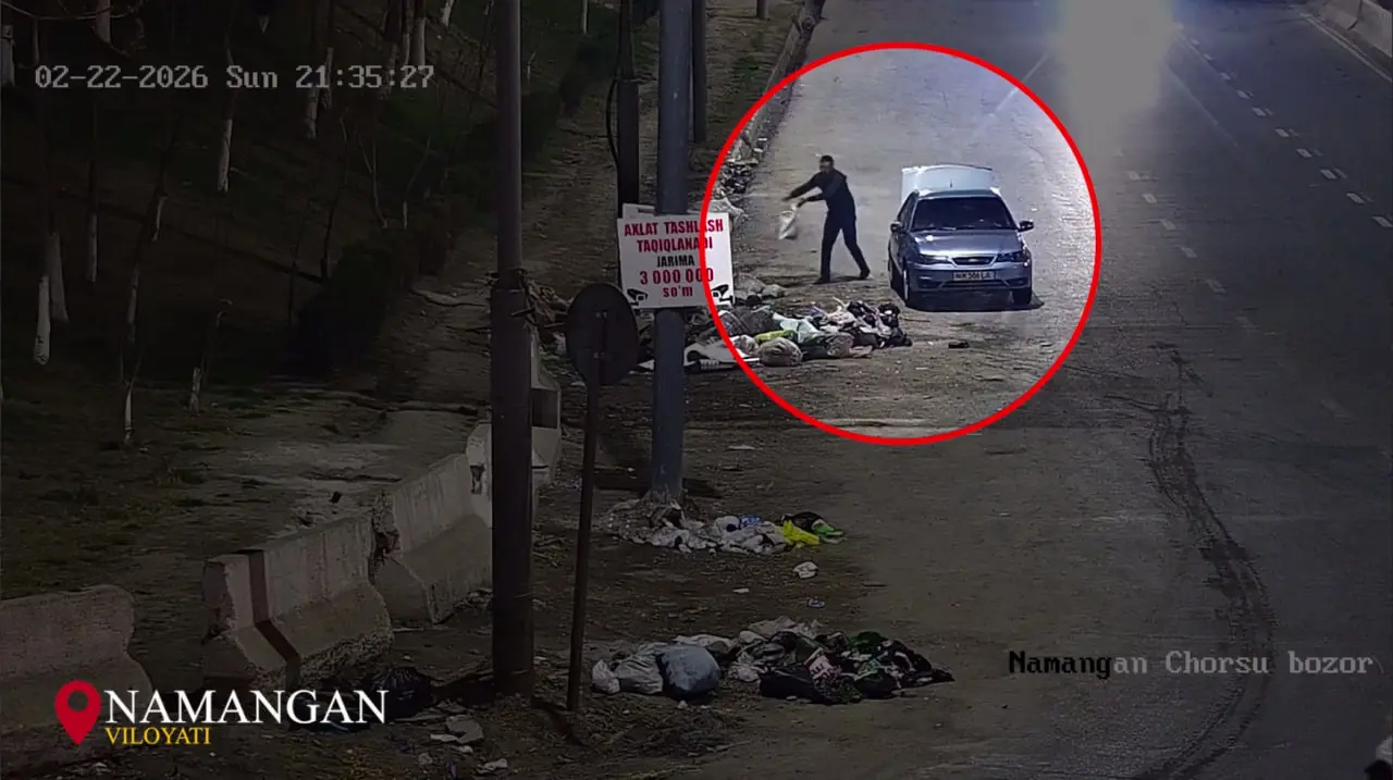 Oʻzbekistonda 3 oyda chiqindilar bilan bogʻliq 2 mingdan ortiq qoidabuzarlik aniqlandi