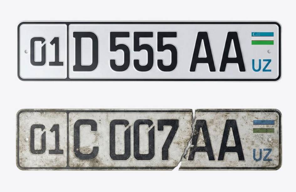 Шикастланган давлат рақамини онлайн алмаштириш имконияти яратилди