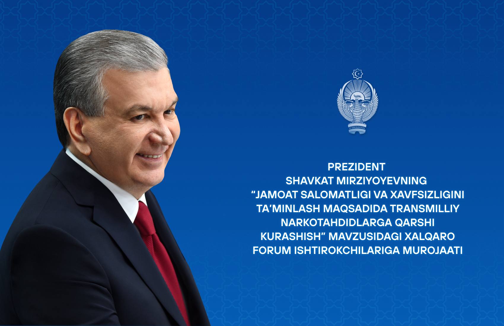 “Jamoat salomatligi va xavfsizligini ta’minlash maqsadida transmilliy narkotahdidlarga qarshi kurashish” mavzusidagi xalqaro forum ishtirokchilariga