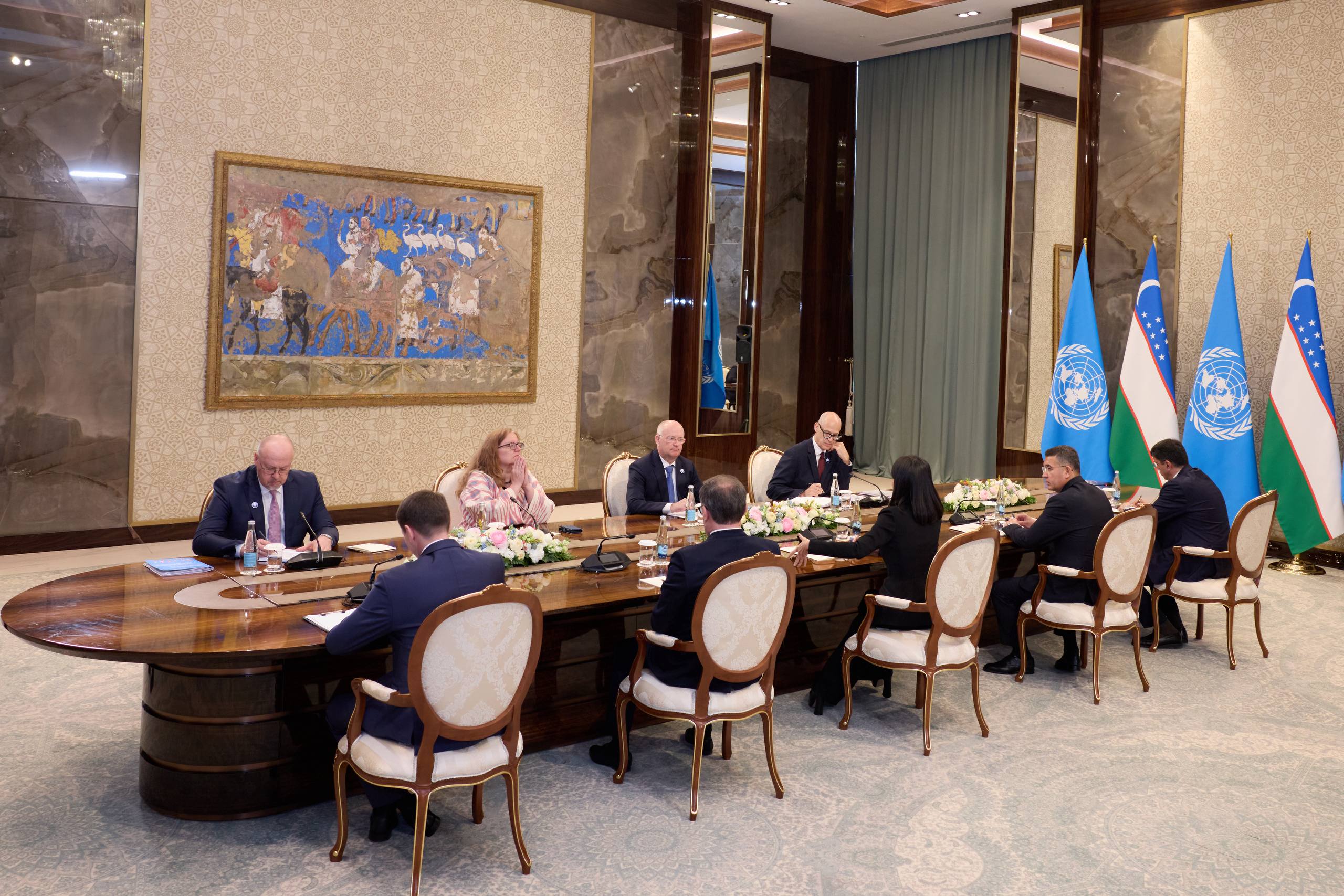 Saida Mirziyoyeva BMTning narkotiklar boʻyicha boshqarmasi ijrochi direktori bilan uchrashdi