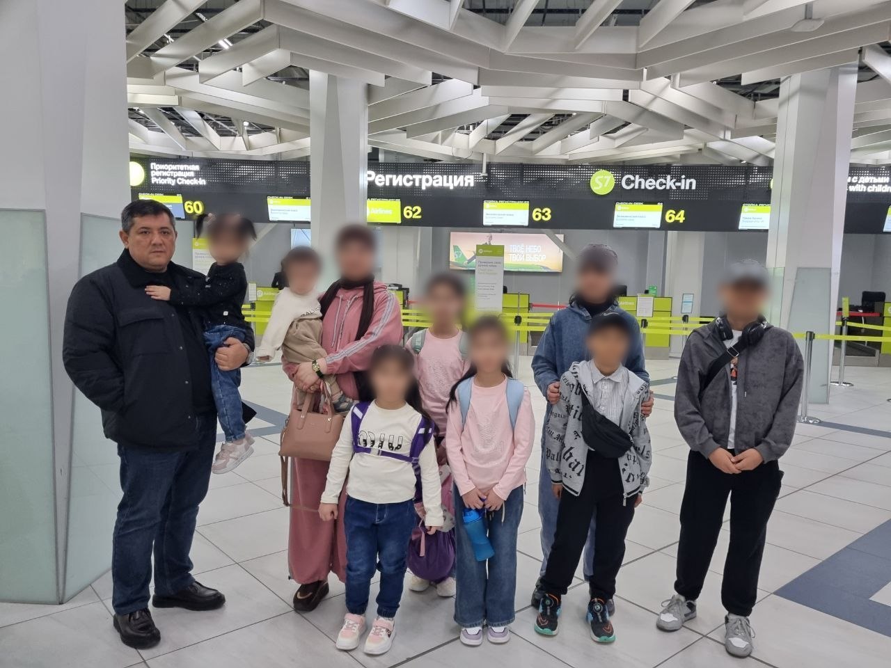 Novosibirskda og‘ir ahvolda qolgan 7 nafar bola O‘zbekistonga qaytarildi