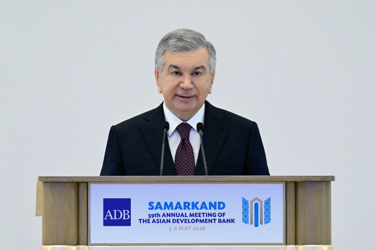 O‘zbekiston Respublikasi Prezidenti Shavkat Mirziyoyevning Osiyo taraqqiyot banki Boshqaruvchilar kengashining yillik yig‘ilishidagi nutqi