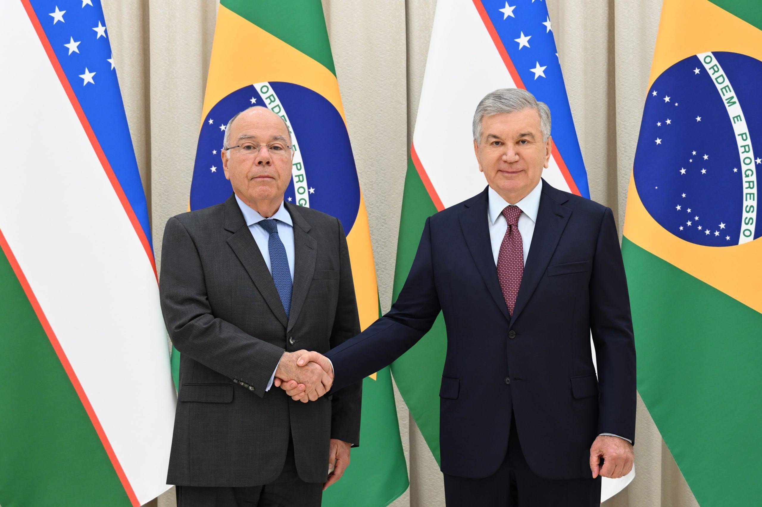 Oʻzbekiston Prezidenti Braziliya bilan koʻp qirrali sheriklikni kengaytirish muhimligini taʼkidladi