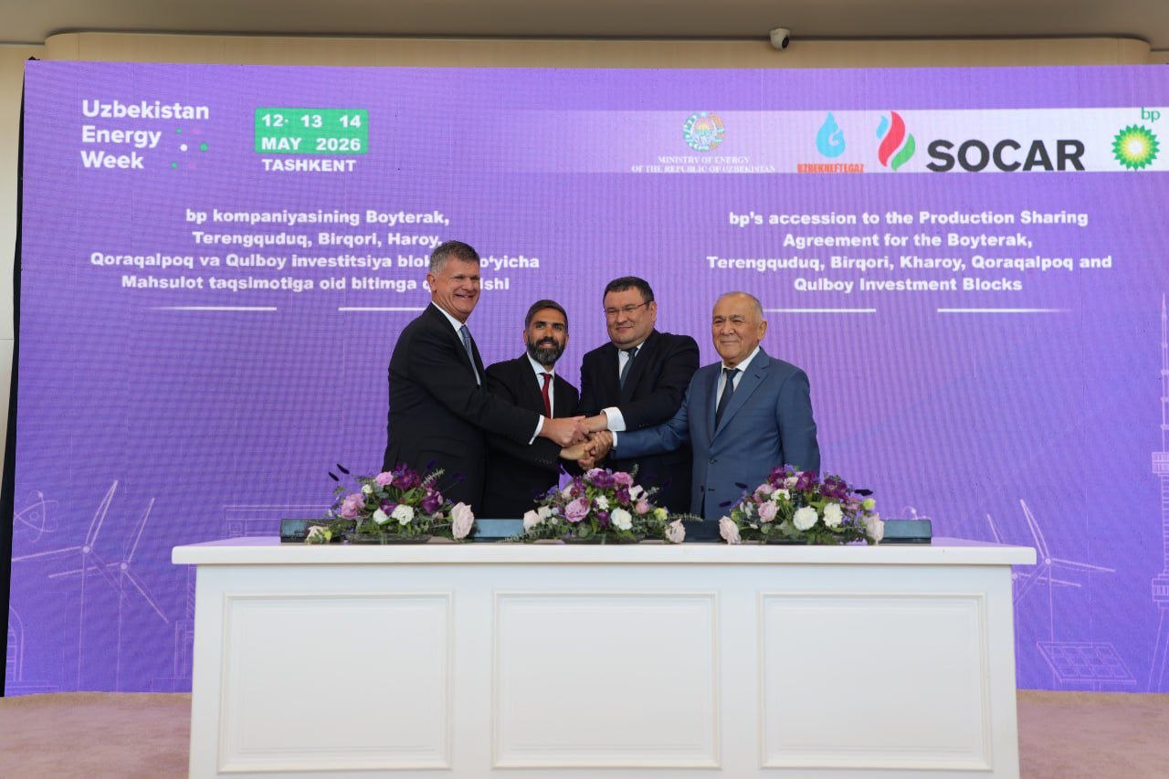 «British Petroleum» kompaniyasi Ustyurtdagi mahsulot taqsimoti bitimiga qo‘shildi