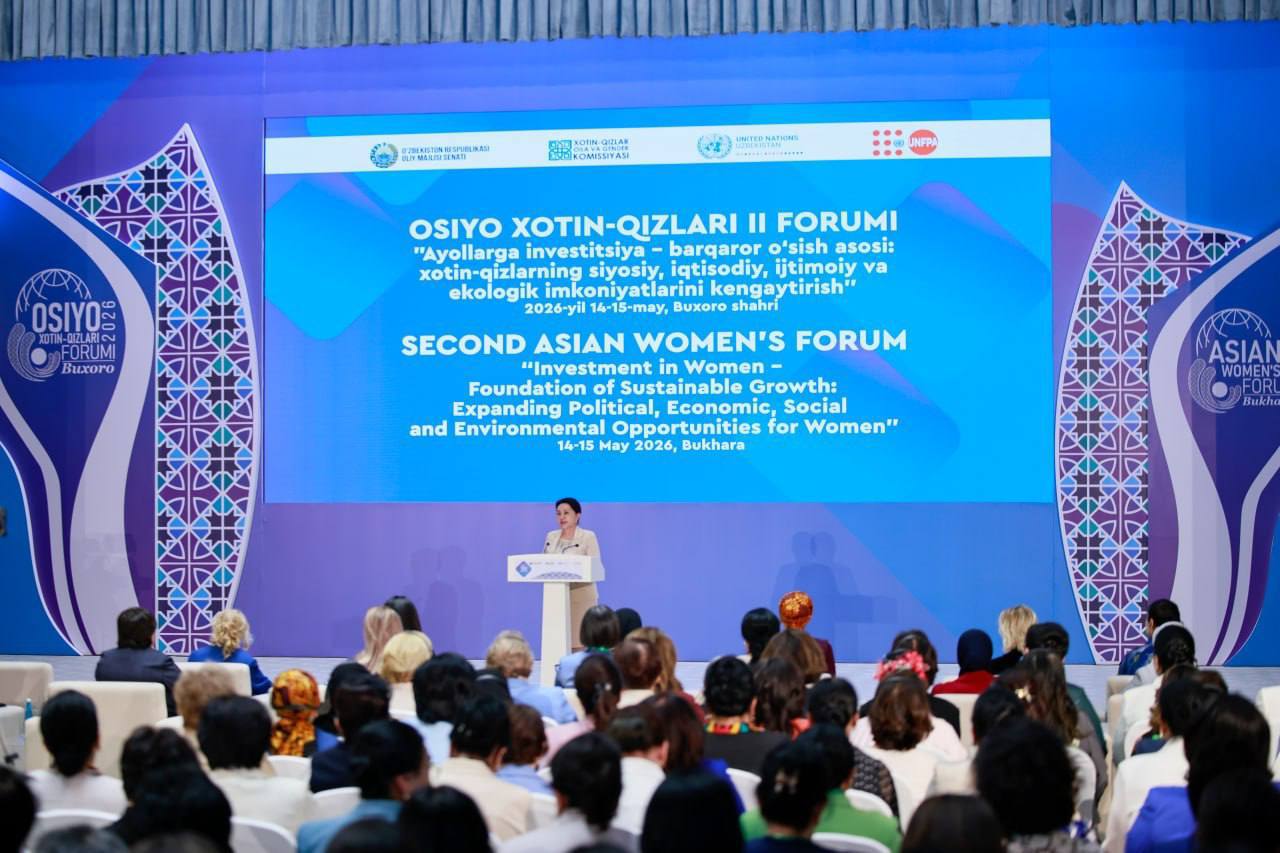 Osiyo xotin-qizlari II forumida Buxoro deklaratsiyasi qabul qilindi