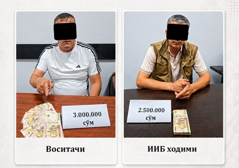 Қашқадарёда текширувни “босди-босди” қилишни ваъда қилган ИИБ ходими ушланди