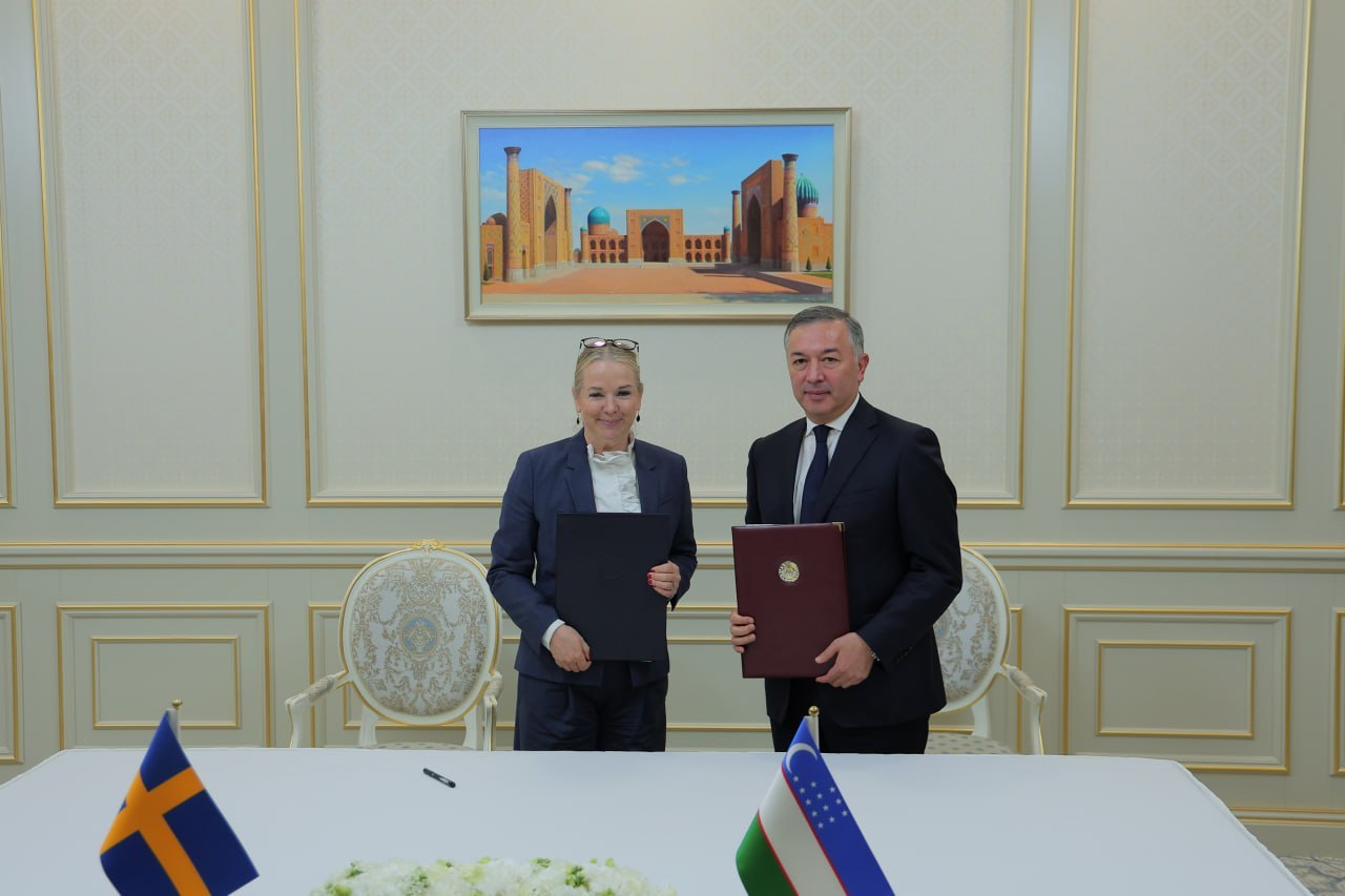 Shvetsiya ilk bor Oʻzbekiston bilan migratsiya sohasida hukumatlararo bitim imzoladi