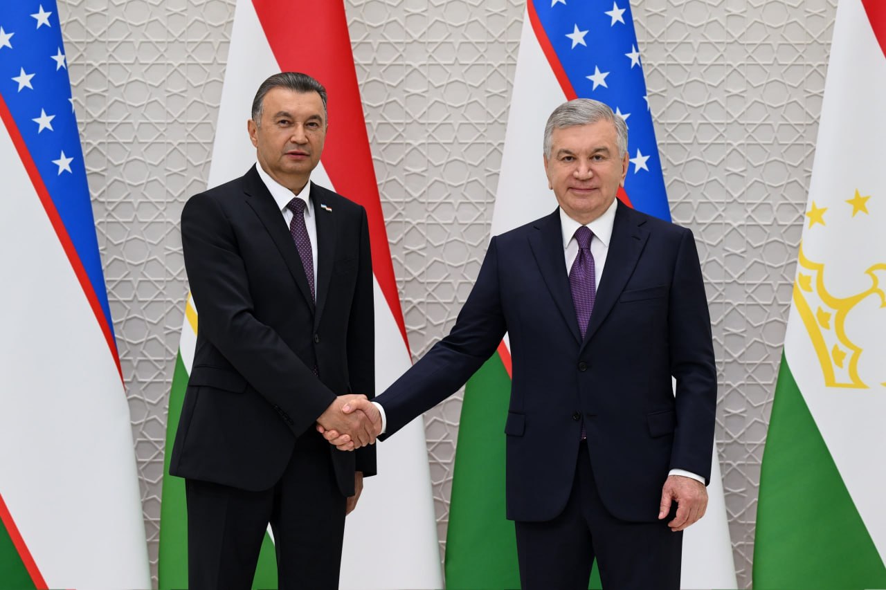 Oʻzbekiston Prezidenti Tojikiston Bosh vazirini qabul qildi