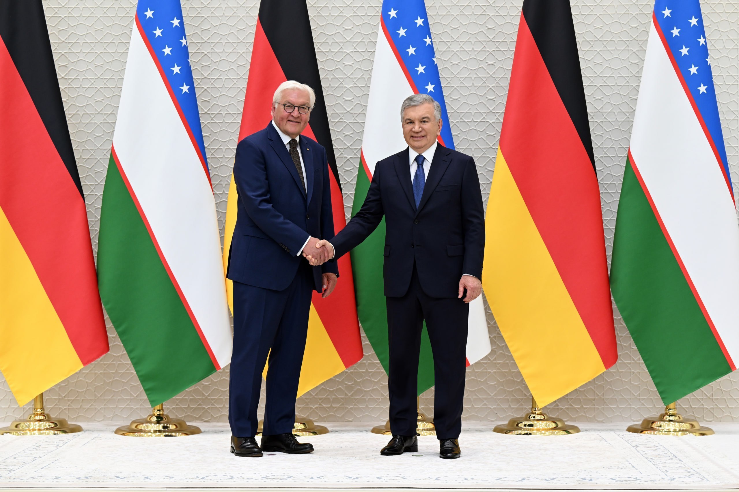 Oʻzbekiston va Germaniya Prezidentlari koʻp qirrali sheriklikni yanada rivojlantirishga intilishlarini tasdiqladilar