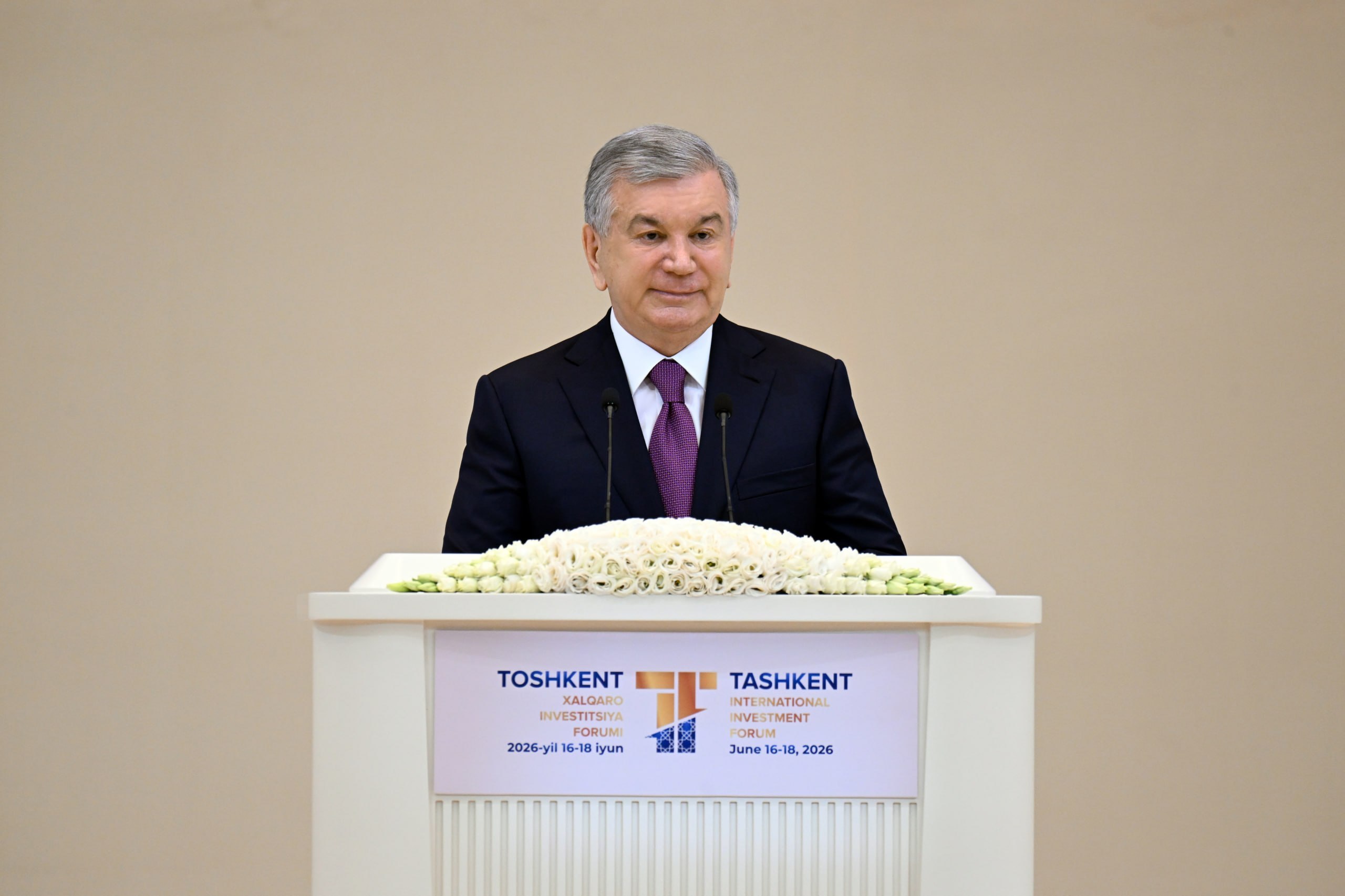 Address by the President of the Republic Uzbekistan Shavkat Mirziyoyev at the Fifth Tashkent International Investment Forum