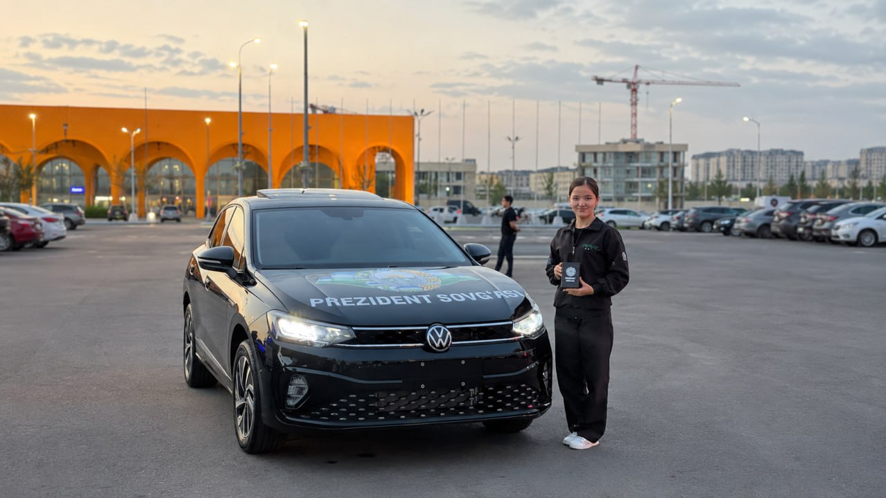 Ёш ихтирочи қиз Президент совғаси — Volkswagen электромобили билан тақдирланди