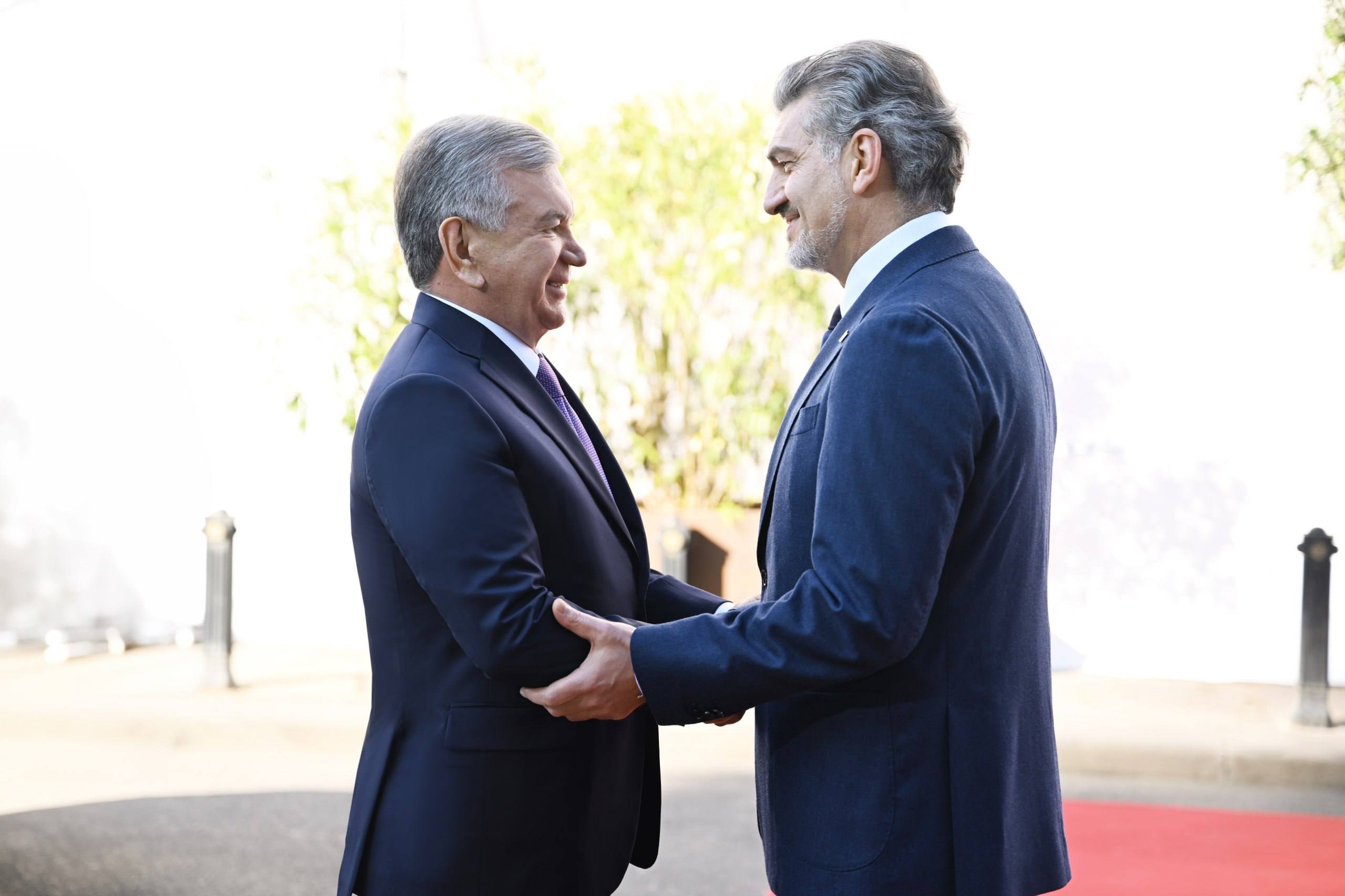 Oʻzbekiston Prezidentini rasmiy kutib olish marosimi oʻtkazildi