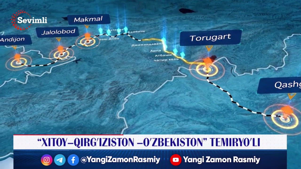 Хитой — Қирғизистон — Ўзбекистон темир йўли: Ўзбекистон учун янги имкониятлар эшиги очилмоқда
