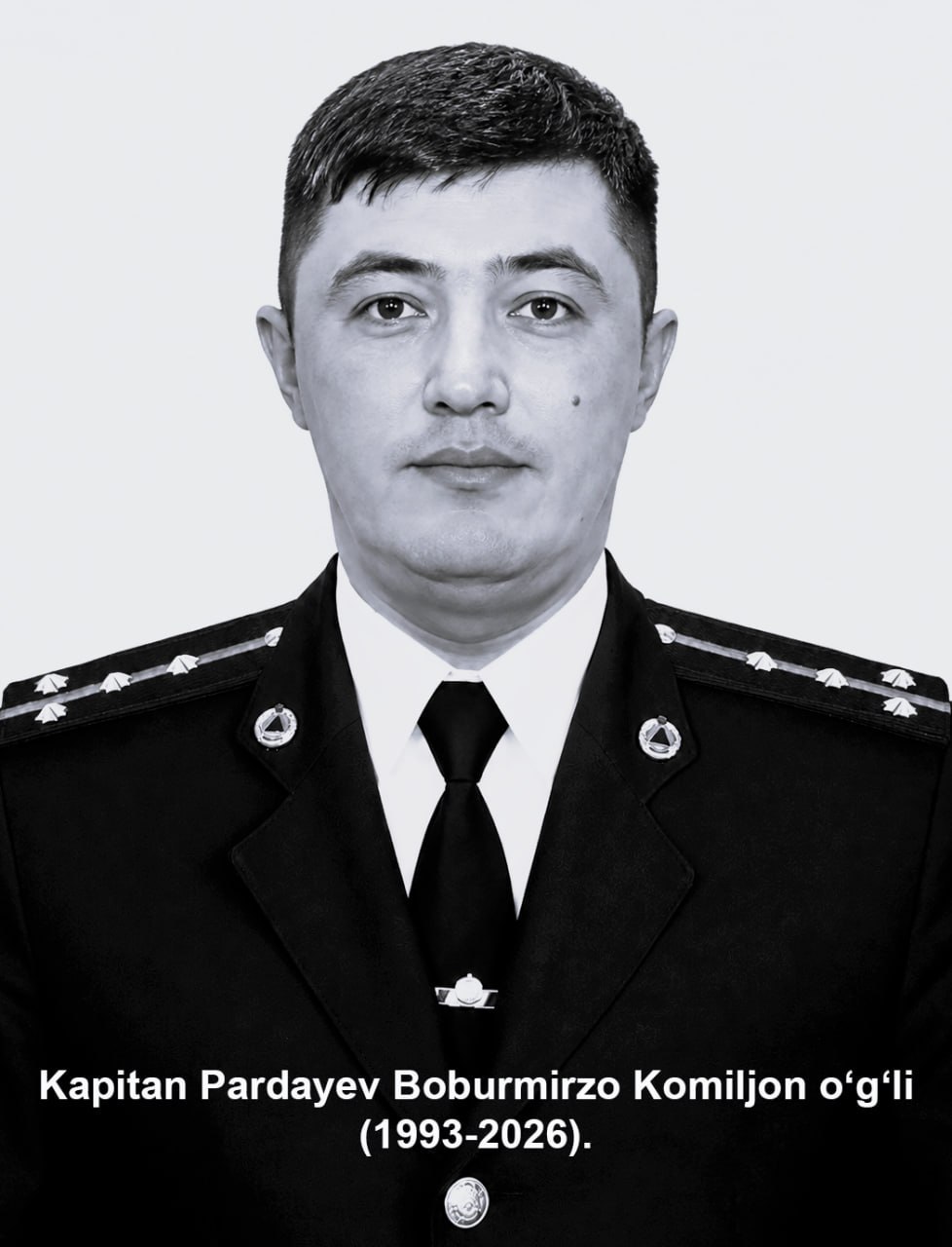 ФВВ қутқарувчиси хизмат бурчини бажариш чоғида ҳалок бўлди