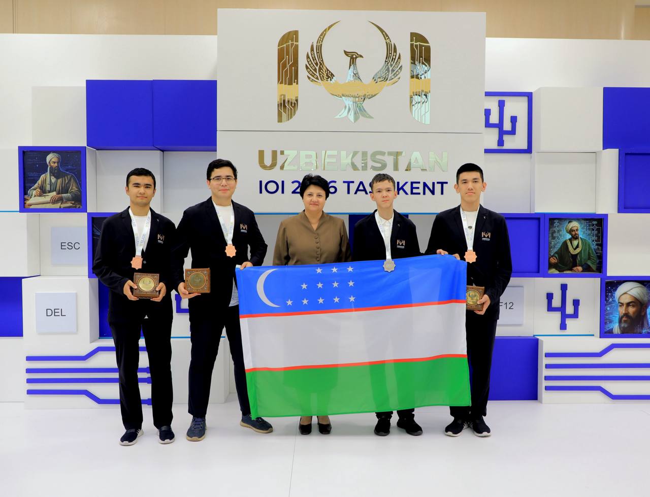 Ўзбекистонлик ўқувчилар IOI 2026 олимпиадасида тарихий натижа қайд этди