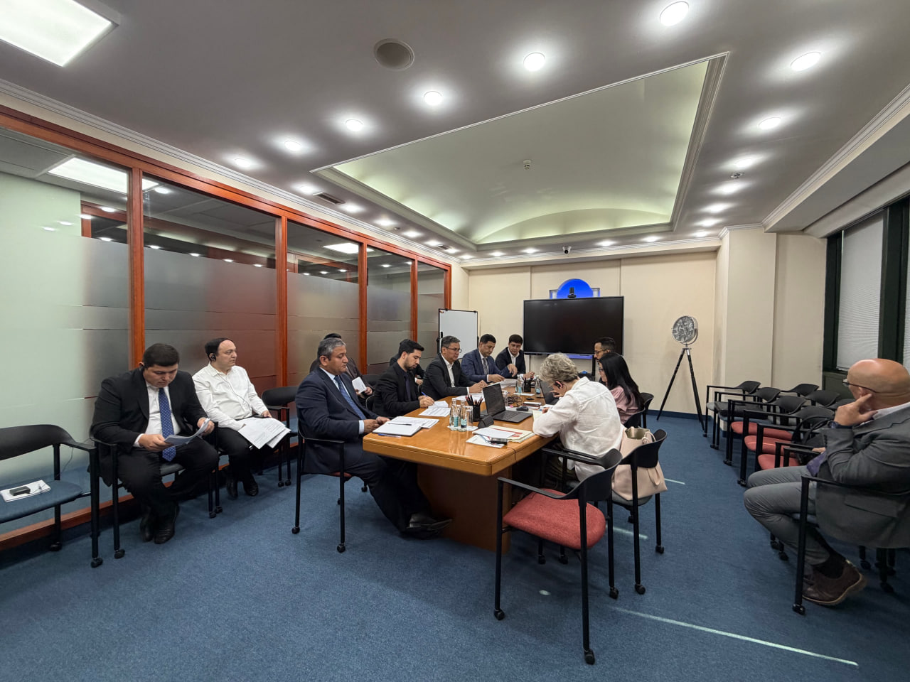 Omonatlarni kafolatlash agentligida XVJ delegatsiyasi bilan uchrashuv bo‘lib o‘tdi