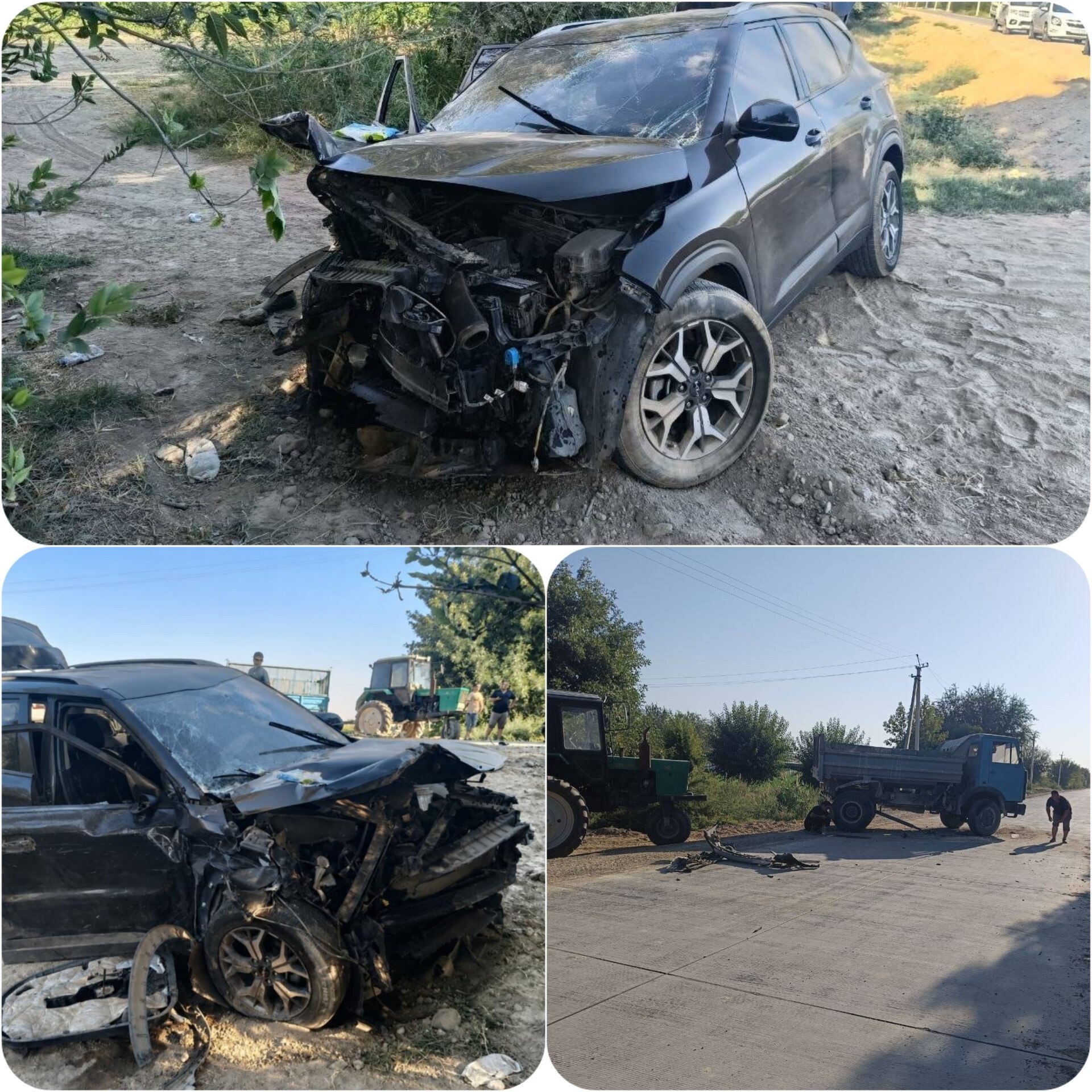 Зафаробод тумани ҳокими ва унинг ўғли ЙТҲда жароҳатланди