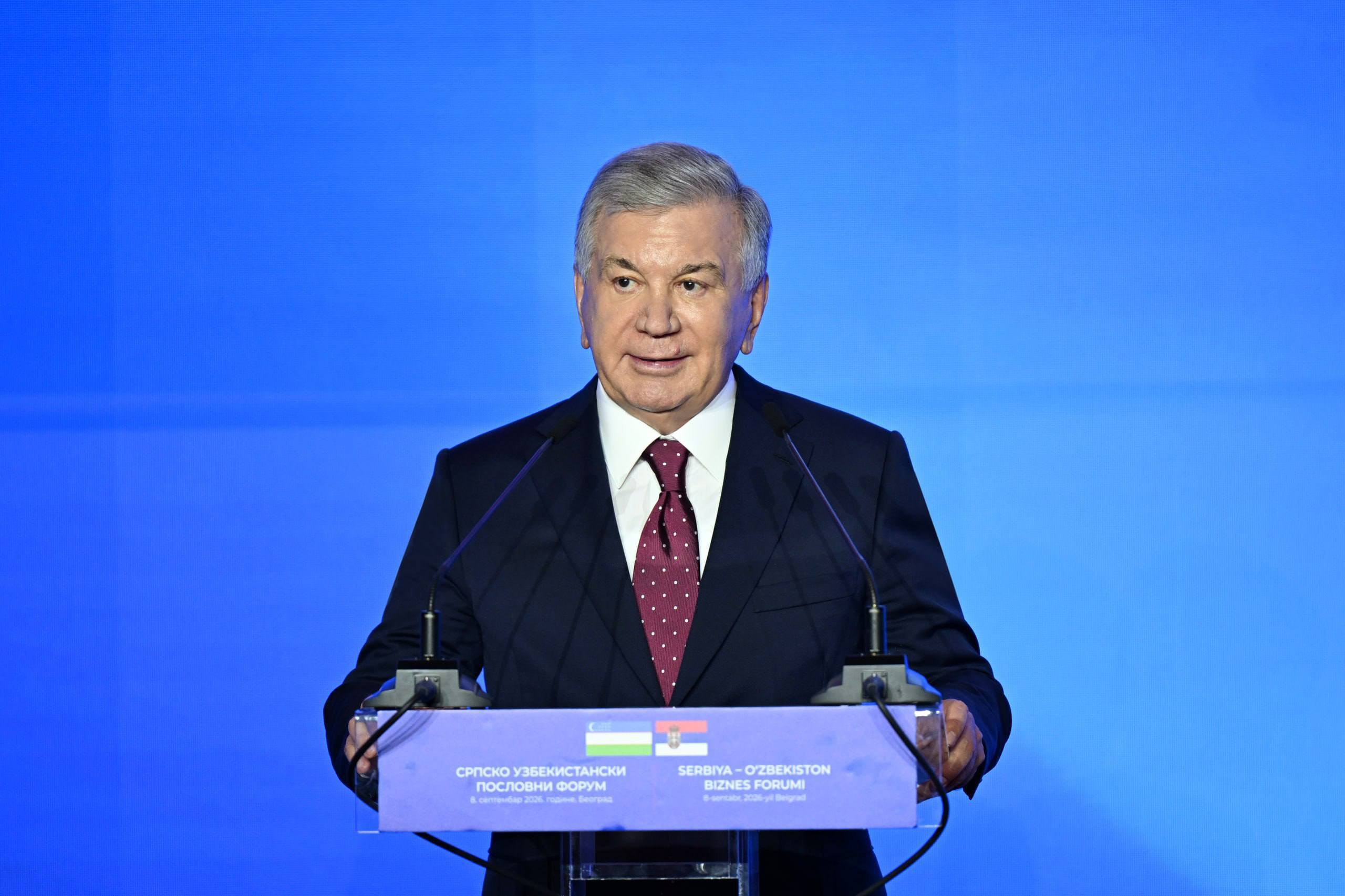 Ўзбекистон ва Сербия Президентлари қўшма бизнес форумида иштирок этдилар