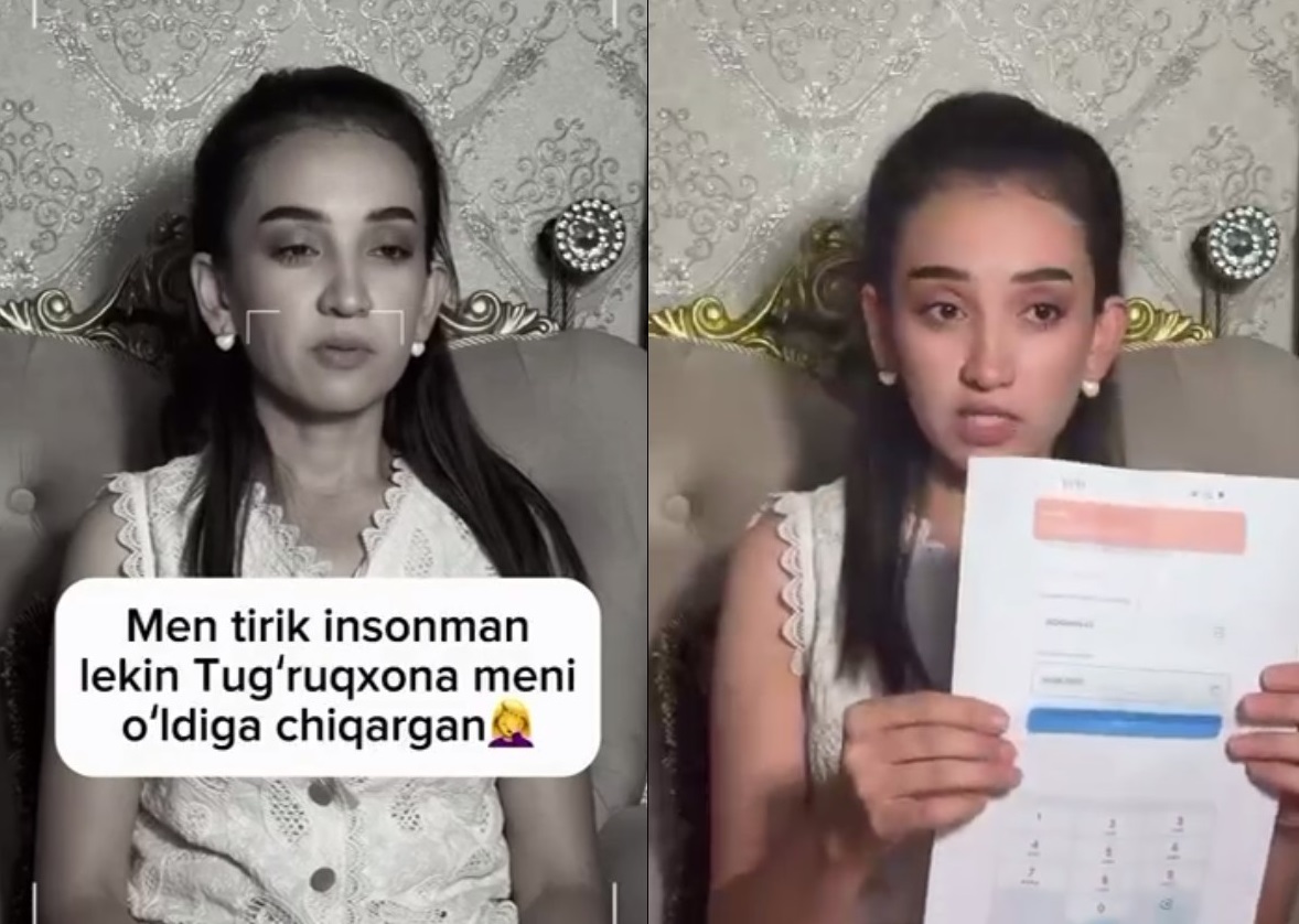 «Тирик инсонни ўлган деб қайд этишган»: ҳолатга расмий изоҳ берилди