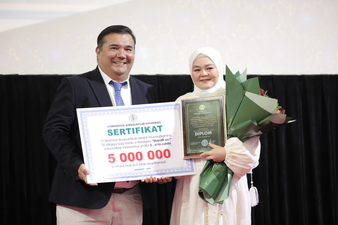 “Sharafli yo‘l” — iste’dodlar e’tirofi