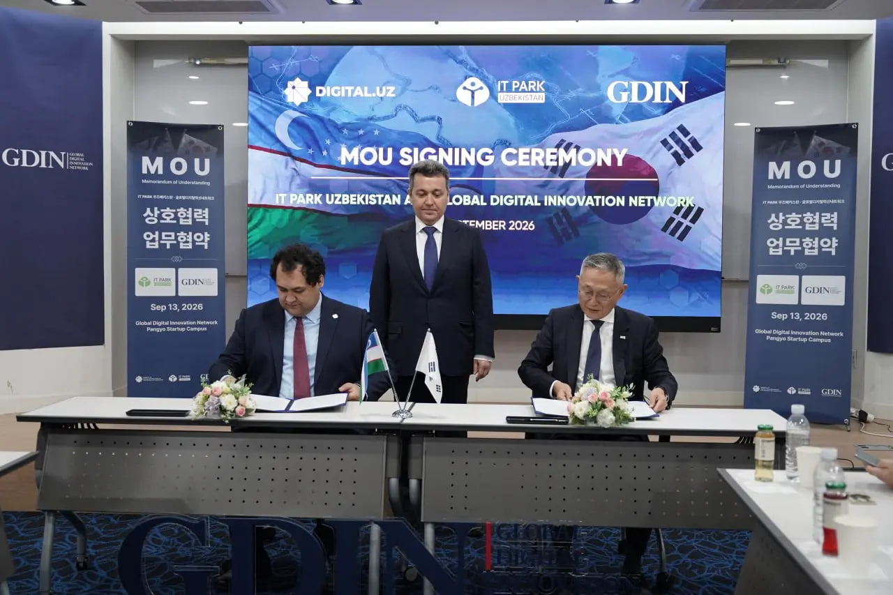 В Республике Корея открыто представительство IT Park Uzbekistan «Liaison»