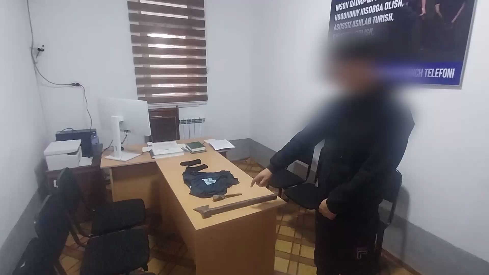 Gulistonda bankomatni buzishga uringan shaxs qo‘lga olindi