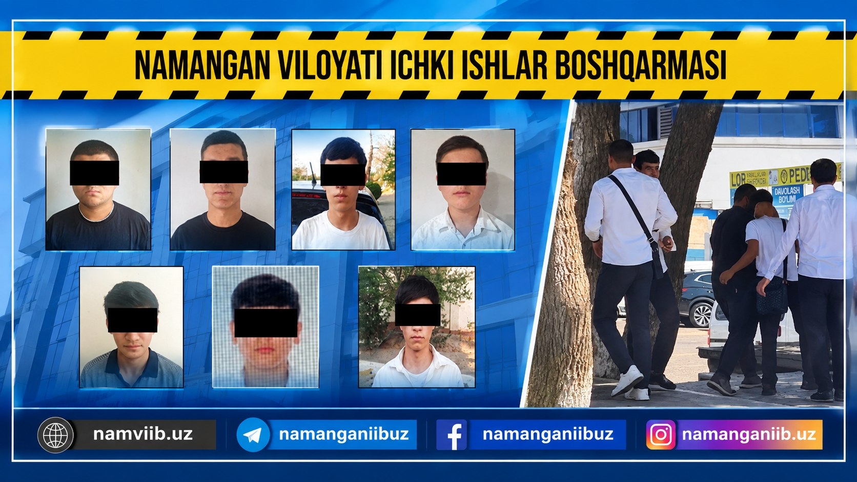 Наманганда вояга етмаганлар ўртасида талончилик ҳолати юзасидан жиноят иши қўзғатилди