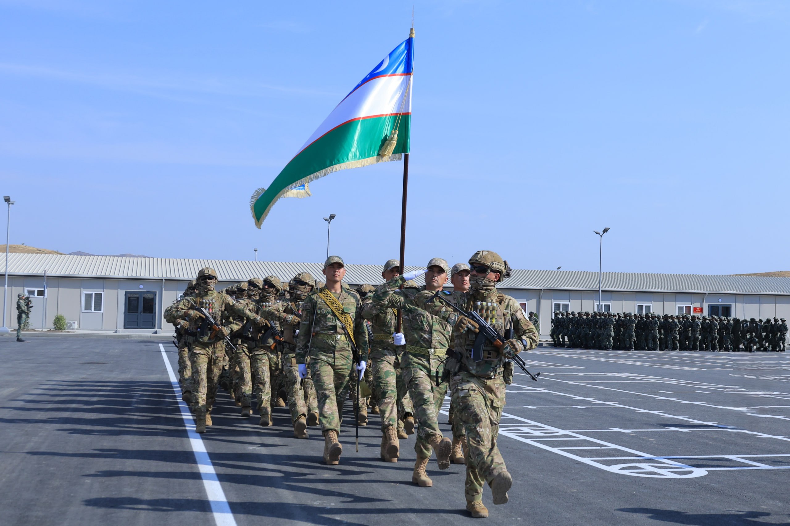 Военнослужащие Узбекистана участвуют в совместных военных учениях «Сила единства - 2026» в Азербайджане