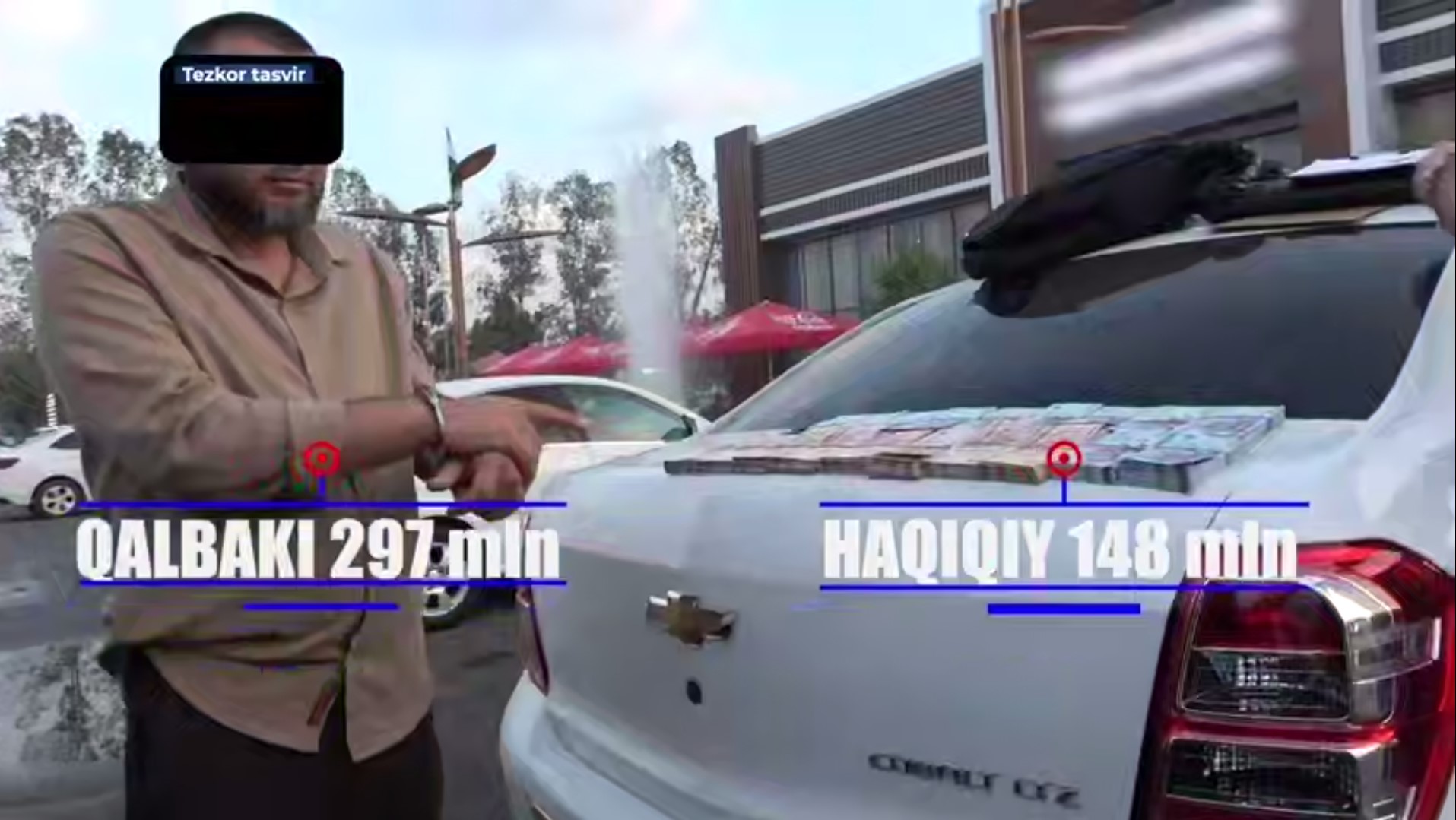 297 mln soʻmlik qalbaki pulni 148 mln soʻmga sotgan shaxs ushlandi