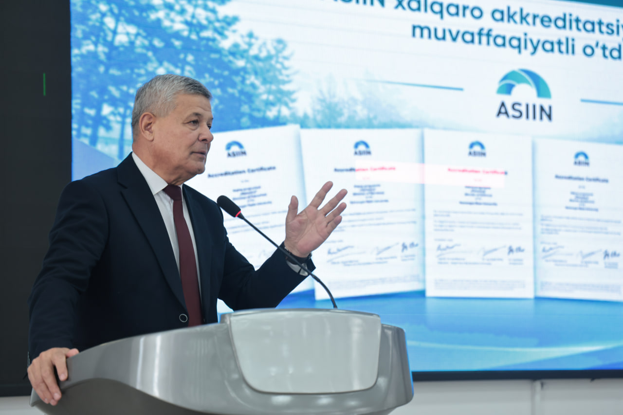 Namangan davlat universitetining 6 ta taʼlim dasturi xalqaro akkreditatsiyadan oʻtdi
