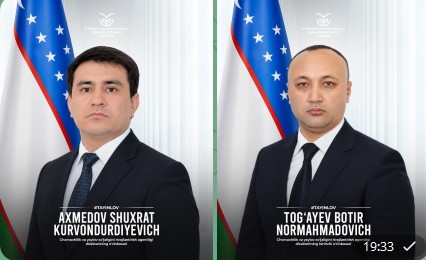 Чорвачилик ва яйлов хўжалигини ривожлантириш агентлигига янги ўринбосарлар тайинланди