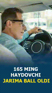 2025-yilda jarima ballari olgan haydovchilar soni maʼlum qilindi
