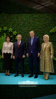 Өзбекстан ҳәм Түркия жетекшилери гуманитарлық жойбарларды баслаў мәресиминде қатнасты