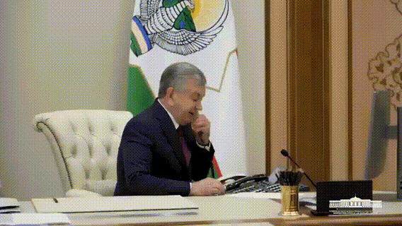 Prezident Shavkat Mirziyoyev Javohir Sindorov bilan telefon orqali muloqot qildi