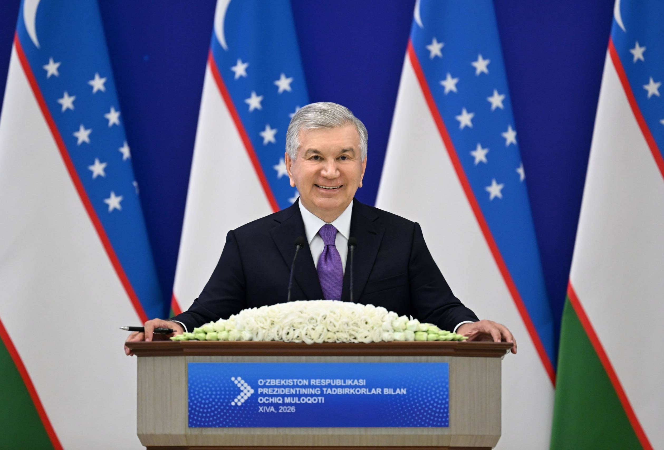 Өзбекстан Республикасы Президенти Шавкат Мирзиёевтиң исбилерменлер менен ашықтан-ашық сөйлесиў форматындағы ушырасыўдағы шығып сөйлеген сөзи
