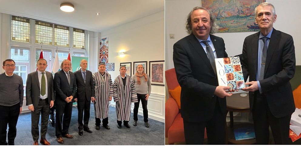 Екі тәжік жігіті бар орыс кемпір