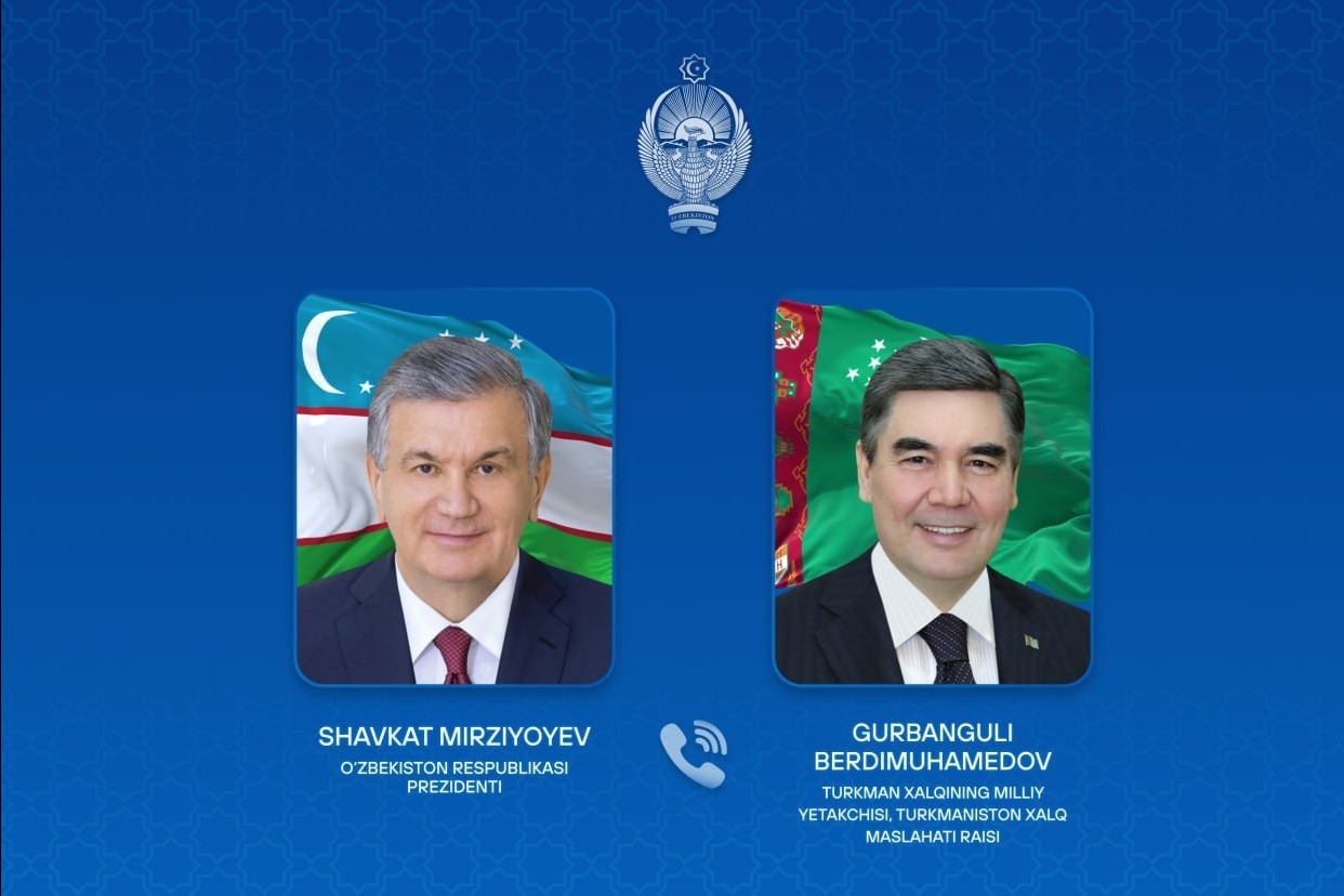 O‘zbekiston va Turkmaniston yetakchilari bir-birlarini tabrikladilar