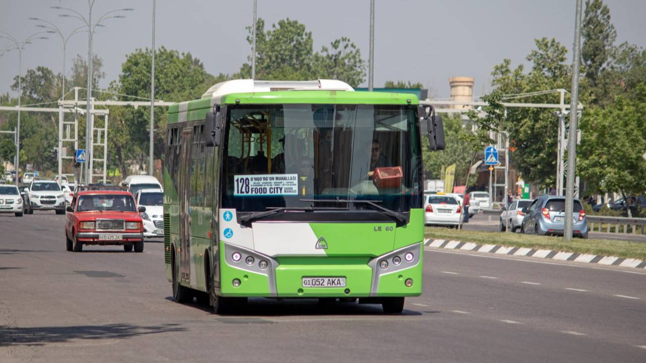 В Ташкенте запущен новый автобусный маршрут от рынка «Food City» до поселка  Ункурган