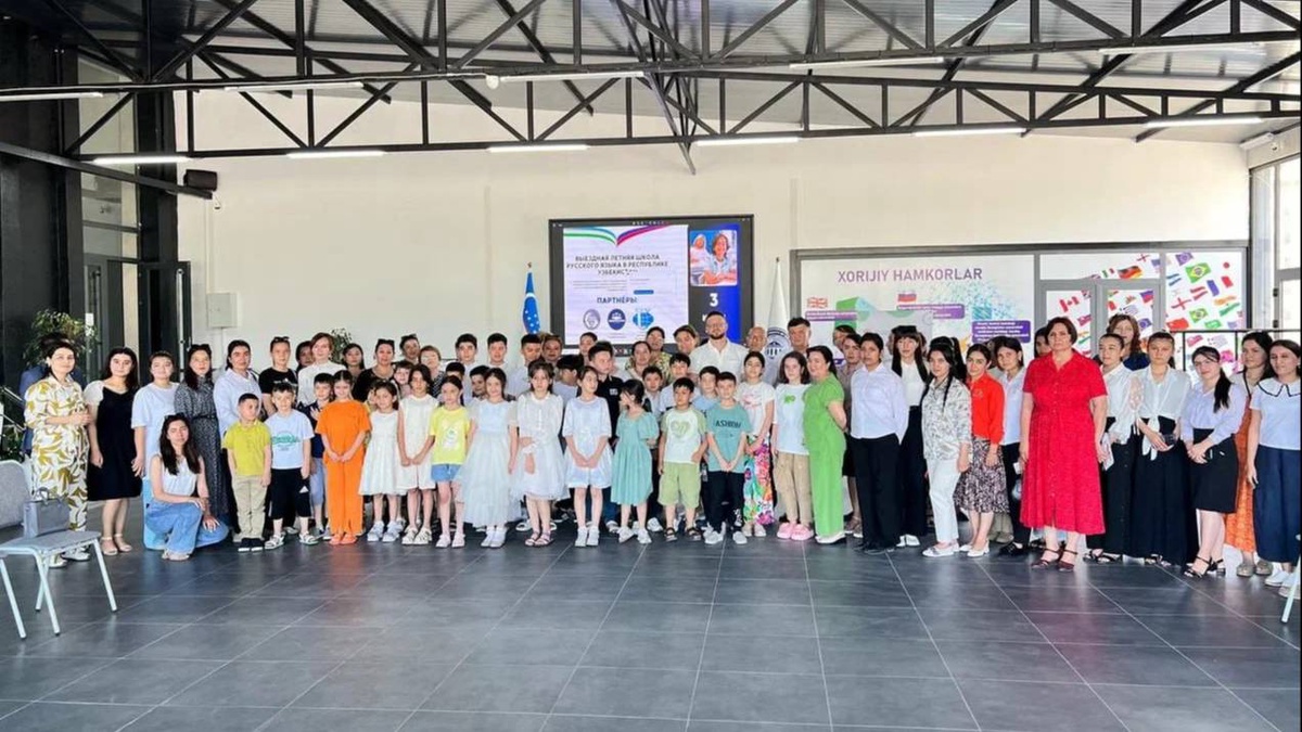 A visiting summer school of the Russian language has opened in Uzbekistan