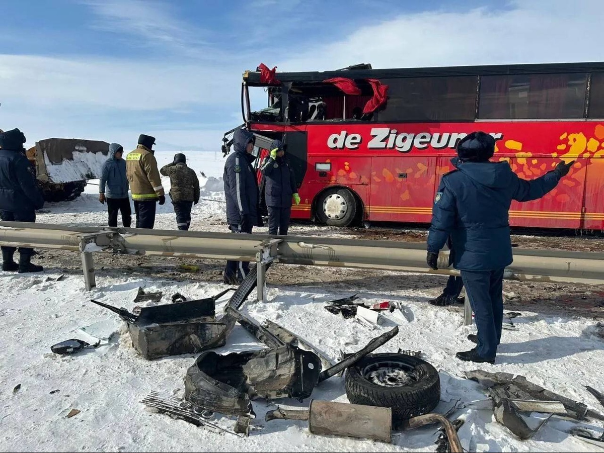 В Казахстане произошло ДТП с участием 26 автомобилей: граждан нашей страны  среди пострадавших нет