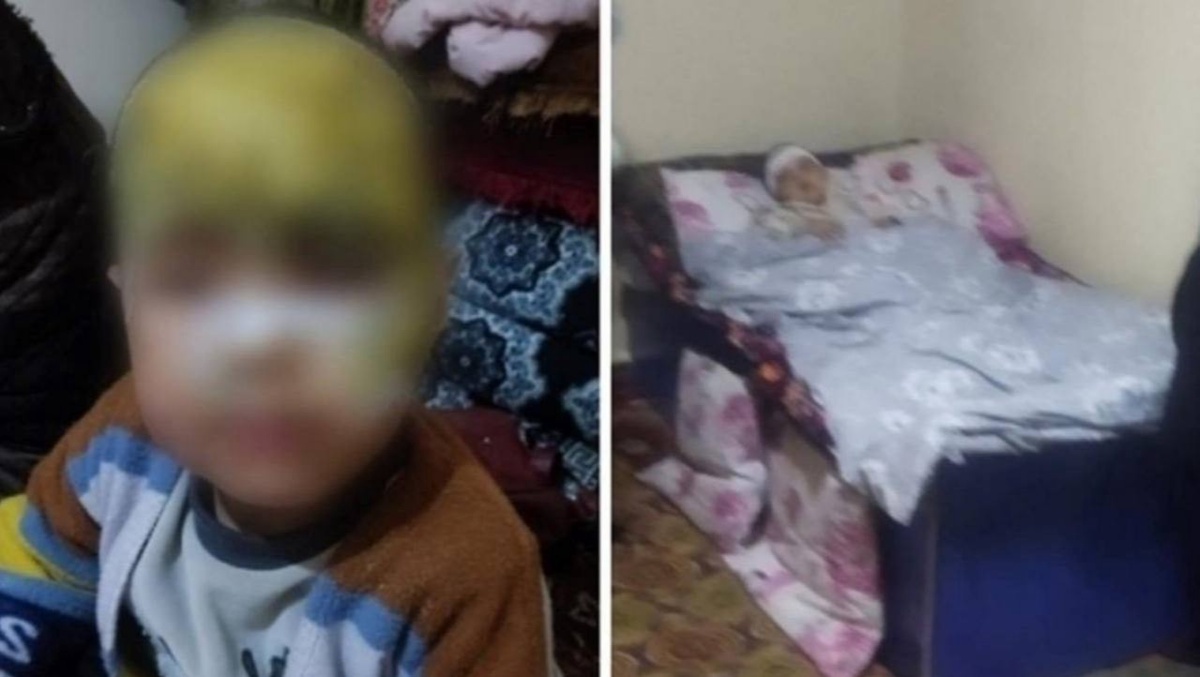 Avtobusda suratlar organilmoqda.