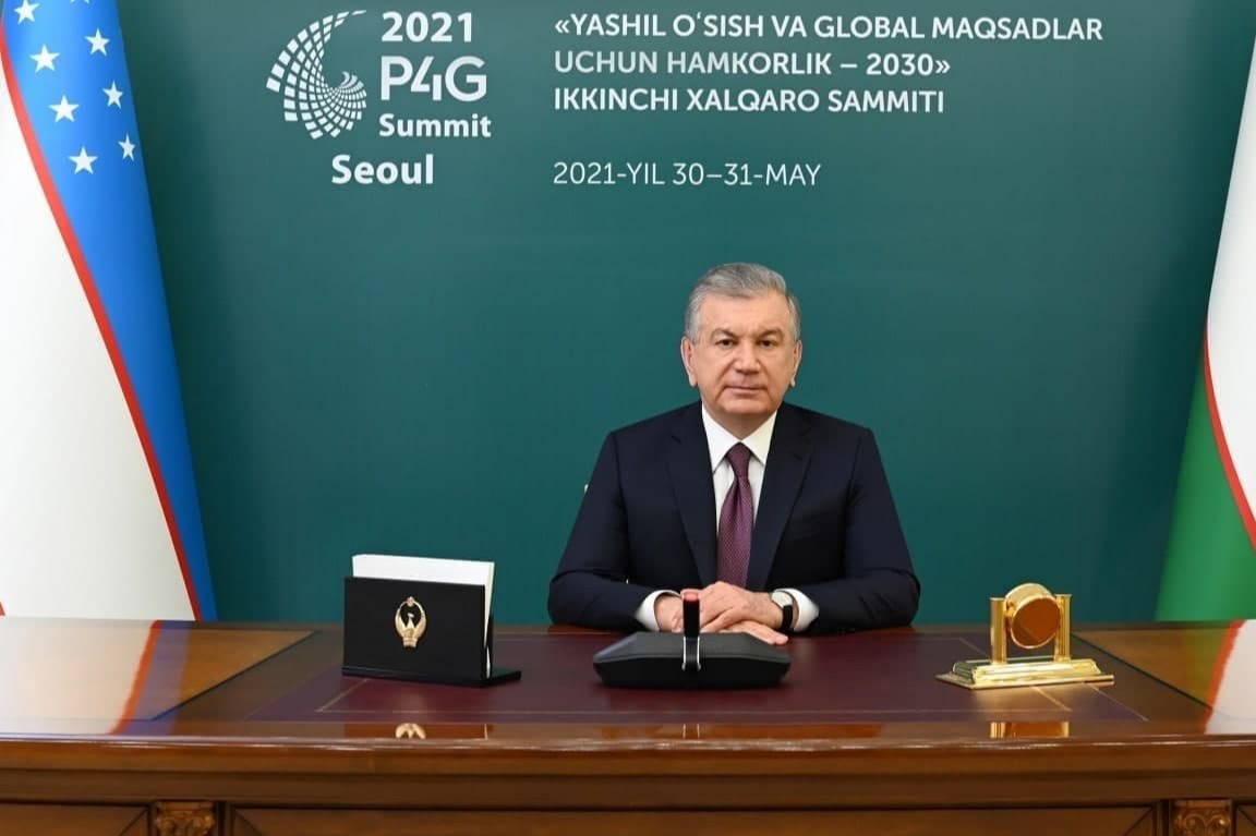President Of Uzbekistan Takes Part In 2021 P4g Summit