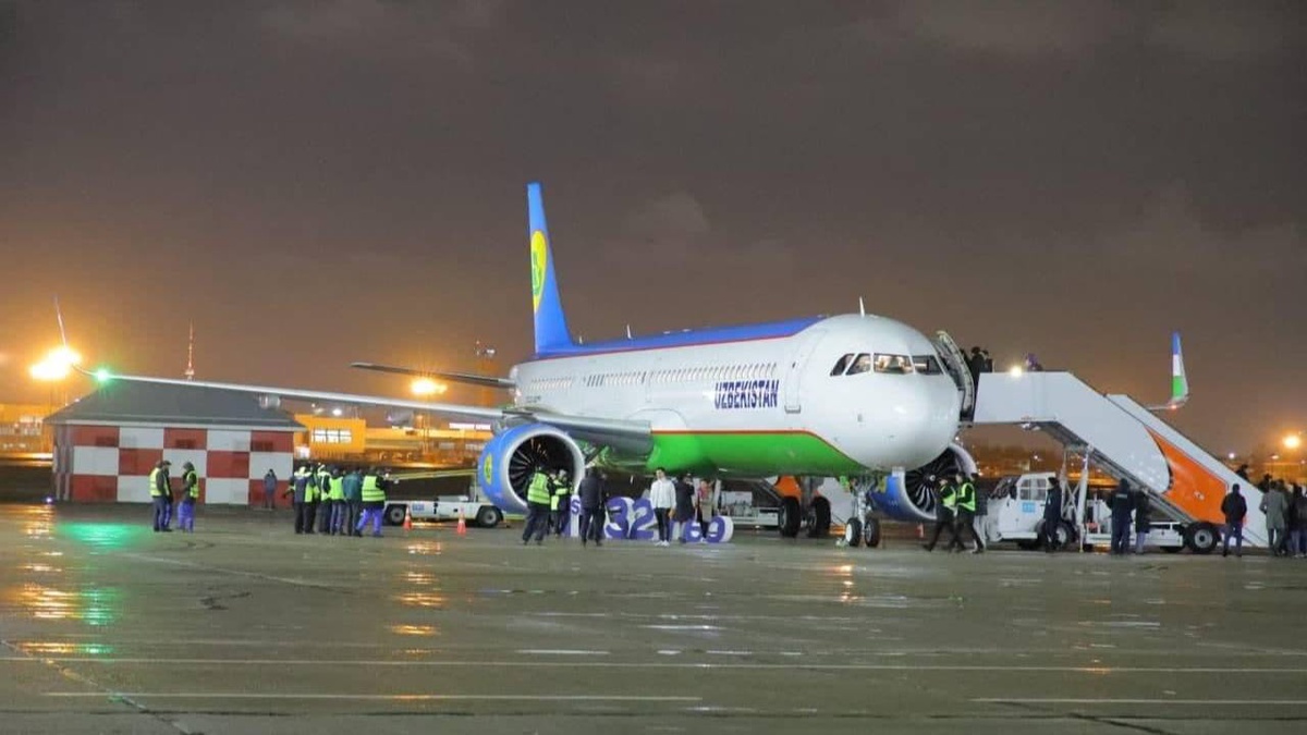 Авиакомпания «Uzbekistan Airways» встретила свой первый A321LR