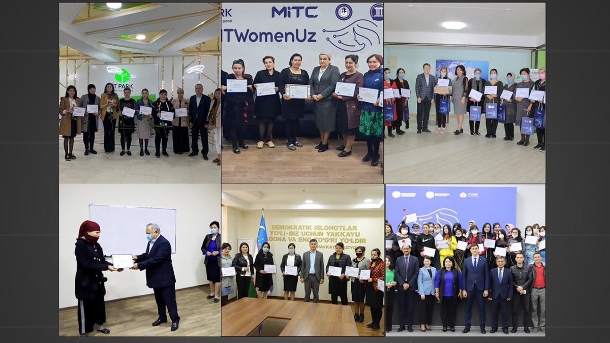 В Узбекистане проходят награждения выпускниц проекта «ITWomenUz»