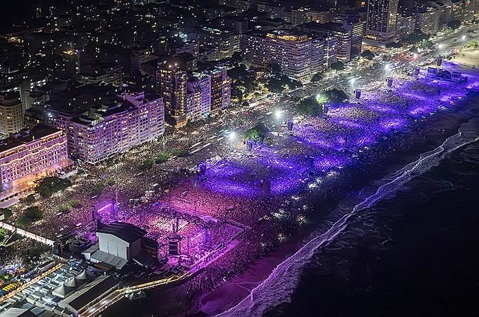 Madonna attracted 1.6 million viewers at a concert in Rio de Janeiro