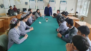 Учащиеся хатырчинской школы побывали в гостях у навоийских ученых