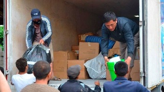 Очередной гуманитарный груз доставлен в Сырдарьинскую область